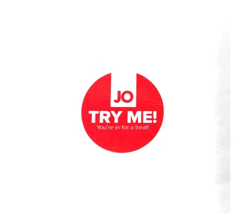 System JO Try Me Stickers - naklejka prezentacyjna do testow produktow