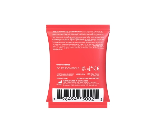 System JO - Sachet H2O Watermelon 5 ml