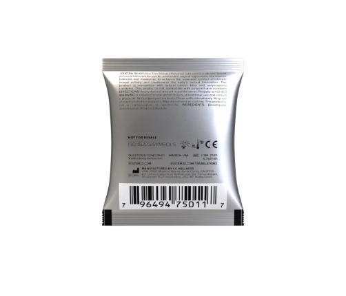 System JO Xtra Silky Lubricant Sachet 5 ml - Ultra-Smooth Formula