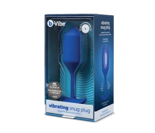 B-Vibe - Vibrating Snug Plug 4 Navy