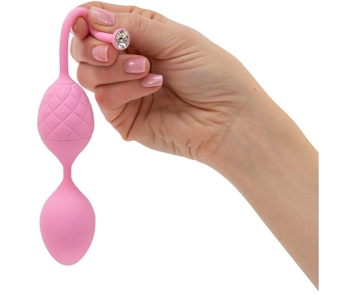 Pillow Talk Frisky Pink Kegel Exercise Balls Silicone 203mm