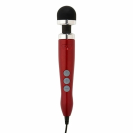 DOXY Number 3 Die Cast Wand Massager Candy Red Lightweight 28cm