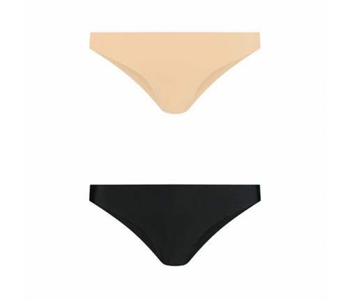 Bye Bra - Invisible Brazilian Nude + Black S