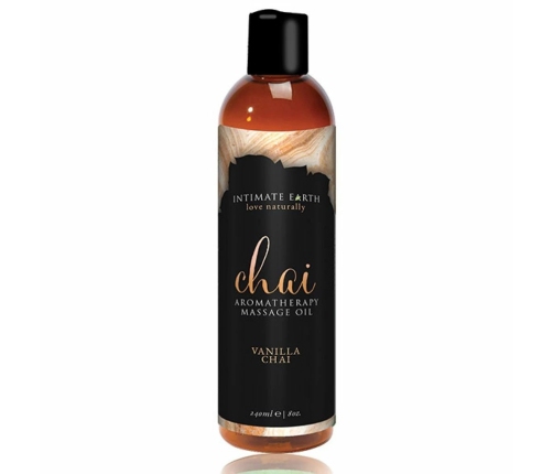 Intimate Earth Chai Olejek do masażu herbata-wanilia 240 ml