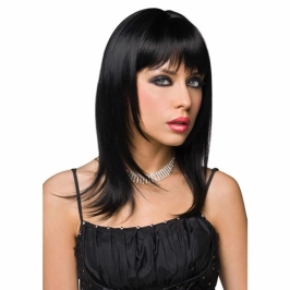 Pleasure Wigs Steph Model Black Adjustable Synthetic Hairpiece