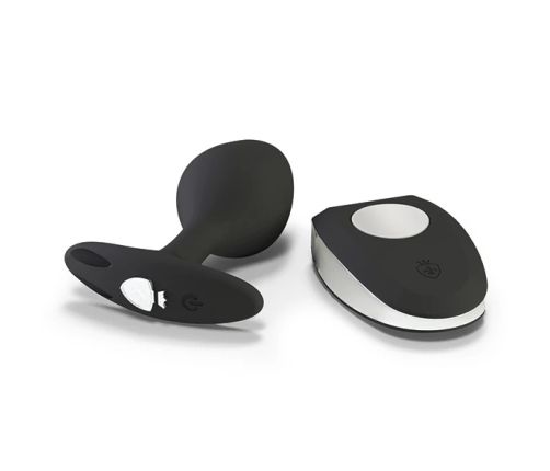 Mystim Rocking Vibe S Compact Silicone Intimate Massager Black
