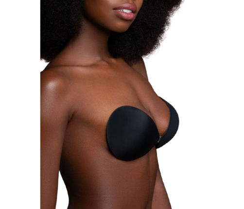 BYE-BRA - BRA INVISIBLE BLACK CUP D