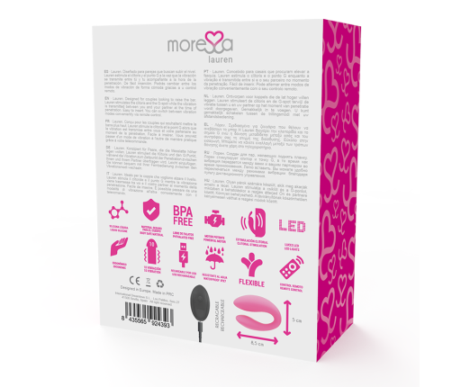MORESSA - LAUREN REMOTE CONTROL STIMULATOR FOR COUPLES