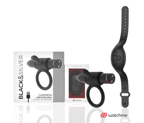 BLACK&SILVER - CAMERON REMOTE CONTROL COCKRING WATCHME