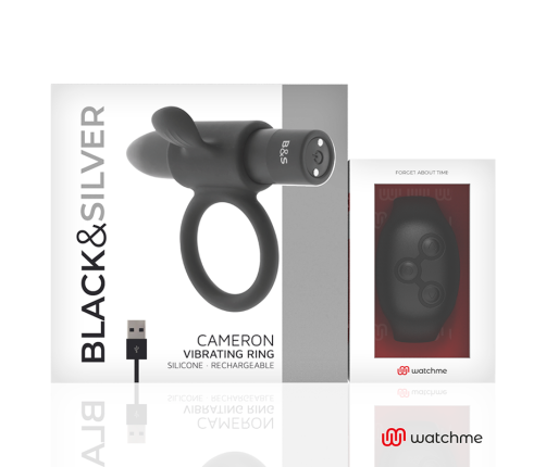 BLACK&SILVER - CAMERON REMOTE CONTROL COCKRING WATCHME