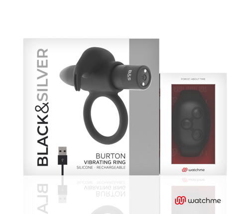 BLACK&SILVER - BURTON REMOTE CONTROL COCKRING WATCHME
