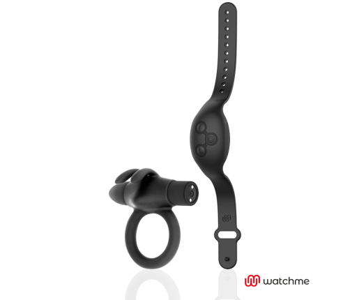 BLACK&SILVER - AGRON REMOTE CONTROL COCKRING WATCHME