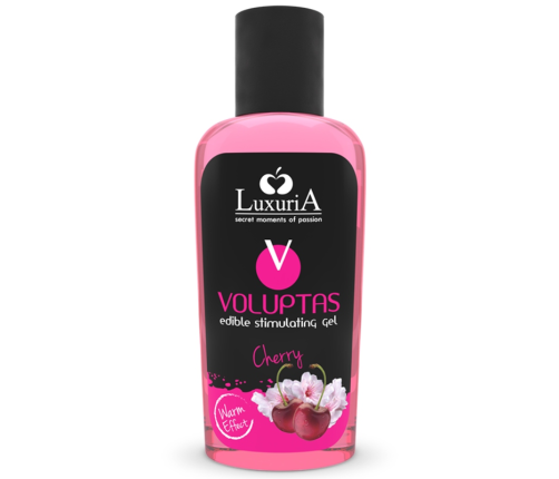 INTIMATELINE LUXURIA - VOLUPTAS EDIBLE MASSAGE GEL WARMING EFFECT - CHERRY 100 ML