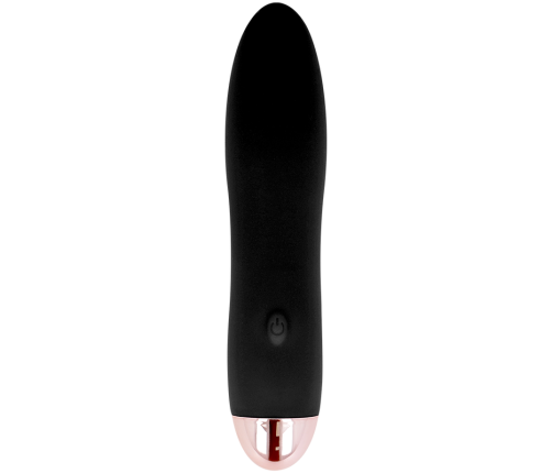 DOLCE VITA - RECHARGEABLE VIBRATOR FOUR BLACK 7 SPEEDS