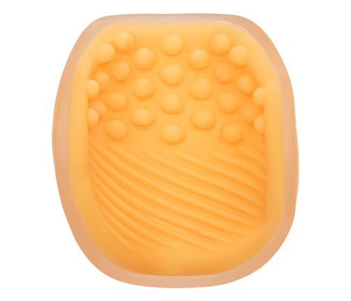 CALEXOTICS - BEADED GRIP MASTURBATOR ORANGE