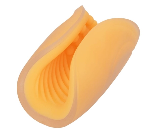 CALEXOTICS - BEADED GRIP MASTURBATOR ORANGE