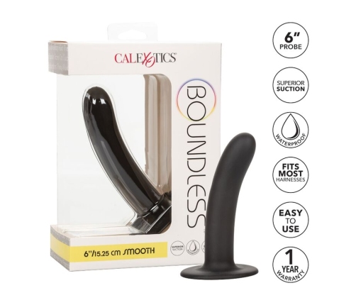 CALEXOTICS - BOUNDLESS DILDO LISO 15.25 CM COMPATIBLE CON ARNÉS