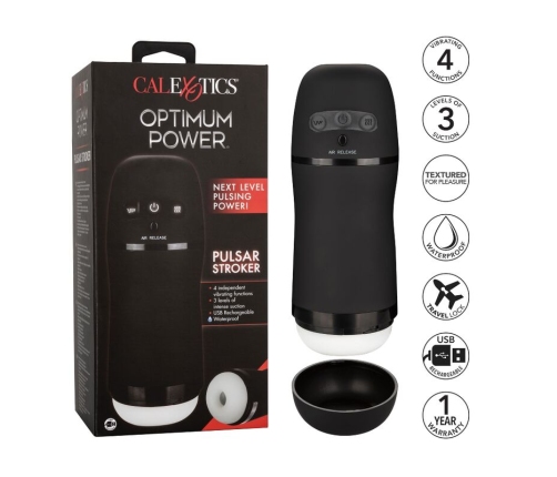 CALEXOTICS - OPTIMUM POWER VIBRATING SUCTION MASTURBATOR