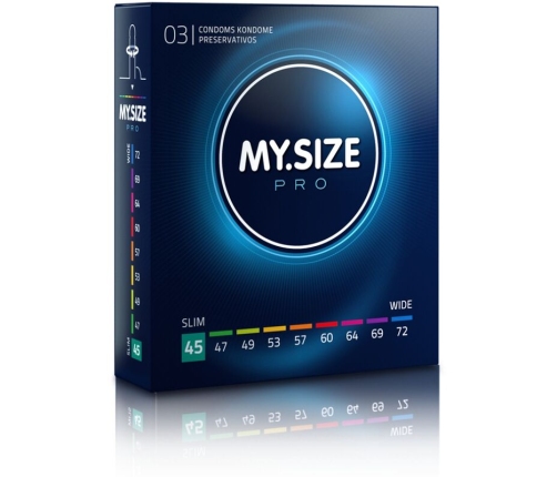 MY SIZE - PRO PRESERVATIVOS 45 MM 3 UNIDADES