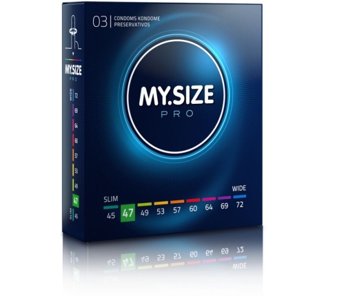 MY SIZE - PRO CONDOMS 47 MM 3 UNITS