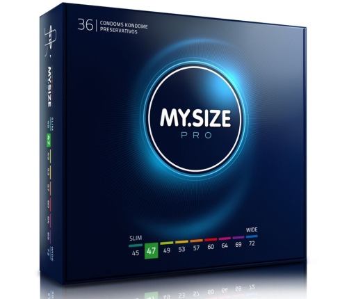 MY SIZE - PRO CONDOMS 47 MM 36 UNITS
