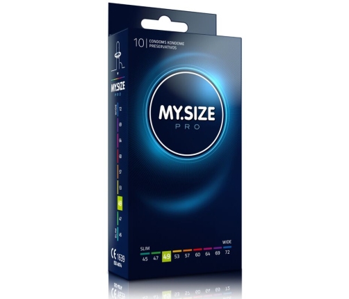 MY SIZE - PRO CONDOMS 49 MM 10 UNITS