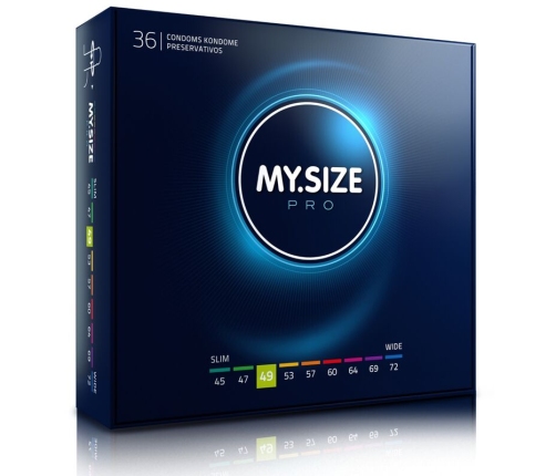 MY SIZE - PRO CONDOMS 49 MM 36 UNITS