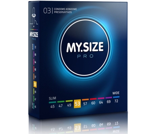 MY SIZE - PRO CONDOMS 53 MM 3 UNITS