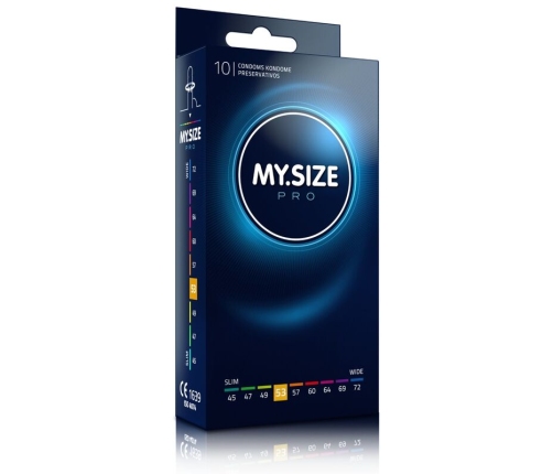 MY SIZE - PRO CONDOMS 53 MM 10 UNITS