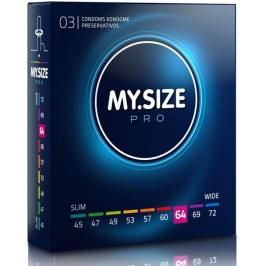 MY SIZE - PRO CONDOMS 64 MM 3 UNITS MY SIZE - PRO CONDOMS 64 MM 3 UNITS