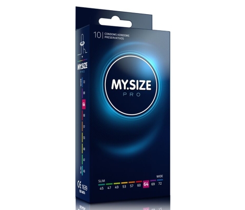 MY SIZE - PRO CONDOMS 64 MM 10 UNITS