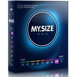 MY SIZE - PRO CONDOMS 69 MM 3 UNITS MY SIZE - PRO CONDOMS 69 MM 3 UNITS