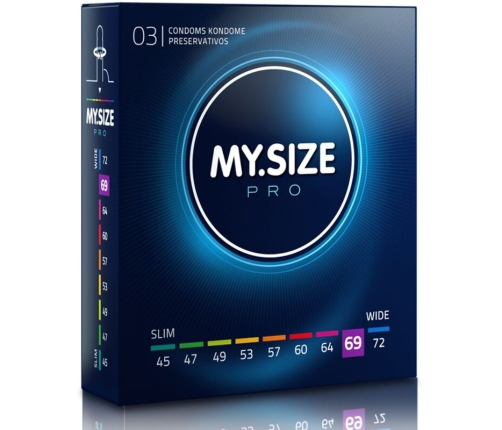 MY SIZE - PRO CONDOMS 69 MM 3 UNITS