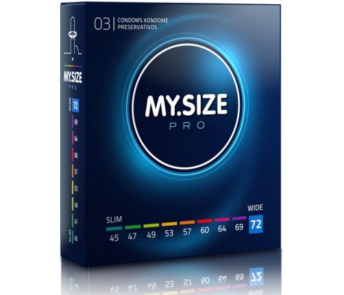 MY SIZE - PRO CONDOMS 72 MM 3 UNITS