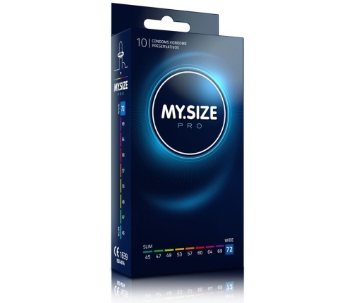 MY SIZE - PRO CONDOMS 72 MM 10 UNITS