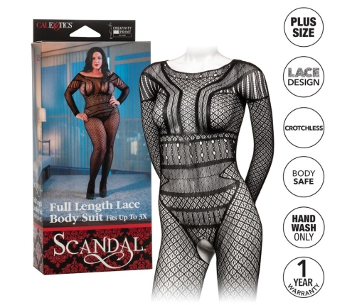 CALEXOTICS - LACE BODY SUIT TALLA PLUS