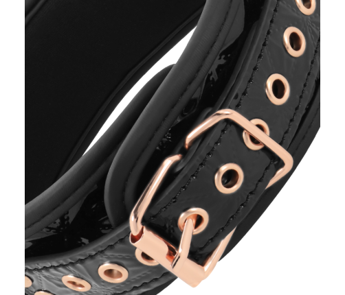 BEGME - BLACK EDITION COLLAR WITH NIPPLE CLAMPS WITH NEOPRENE LINING