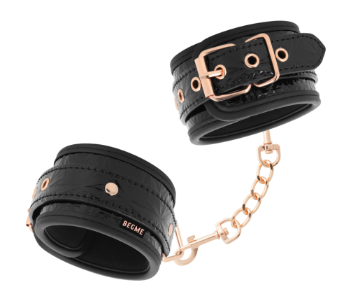 BEGME -  BLACK EDITION PREMIUM HANDCUFFS WITH NEOPRENE LINING