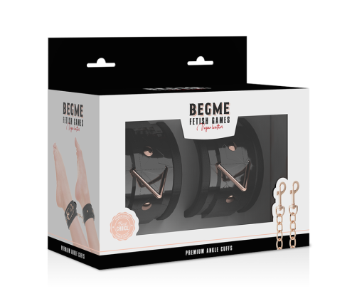 BEGME - BLACK EDITION PREMIUM ANKLE CUFFS WITH NEOPRENE LINING