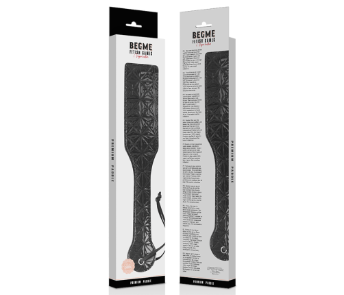 BEGME - BLACK EDITION VEGAN LEATHER PADDLE