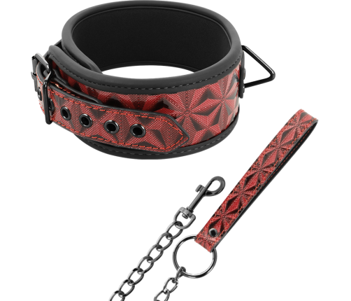 BEGME - RED EDITION PREMIUM VEGAN LEATHER COLLAR WITH NEOPRENE LINING