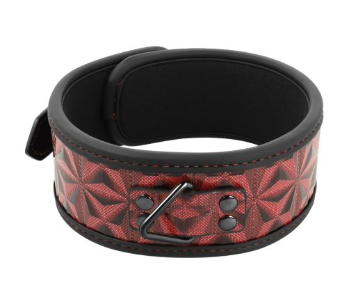 BEGME - RED EDITION PREMIUM VEGAN LEATHER COLLAR WITH NEOPRENE LINING