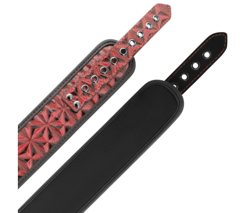 BEGME - RED EDITION COLLAR WITH NIPPLE CLAMPS WITH NEOPRENE LINING