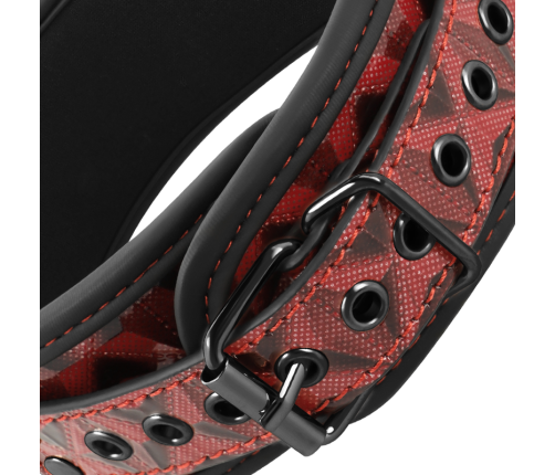 BEGME - RED EDITION COLLAR WITH NIPPLE CLAMPS WITH NEOPRENE LINING