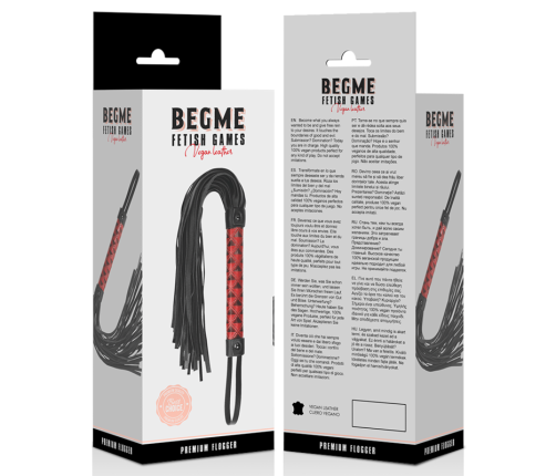 BEGME - RED EDITION VEGAN LEATHER FLOGGER