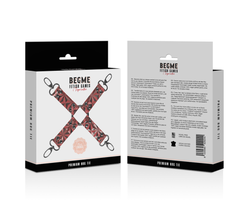 BEGME - RED EDITION PREMIUM VEGAN LEATHER HOG TIE