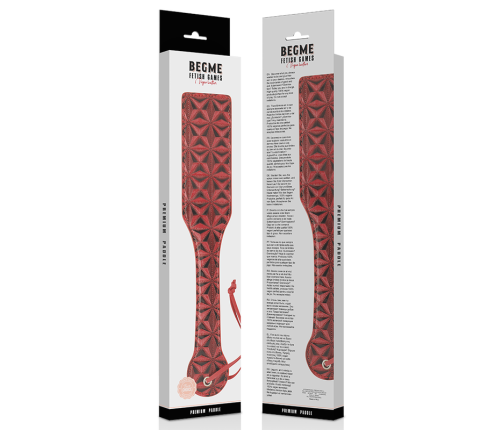 BEGME - RED EDITION VEGAN LEATHER SHOVEL