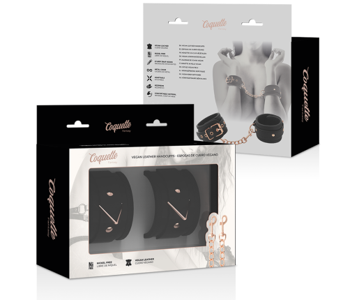 COQUETTE CHIC DESIRE - FANTASY VEGAN LEATHER HANDCUFFS