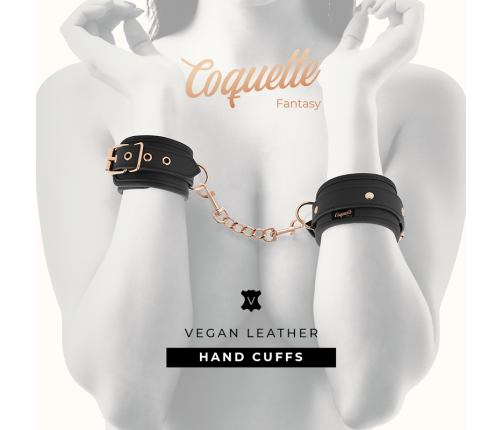 COQUETTE CHIC DESIRE - FANTASY VEGAN LEATHER HANDCUFFS