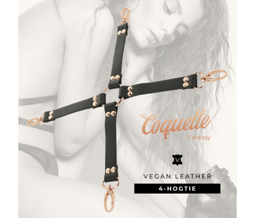 COQUETTE CHIC DESIRE - FANTASY VEGAN LEATHER HOG TIE